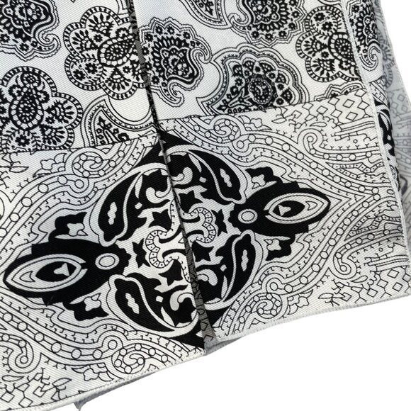 White House Black Market Silk Printed Skirt Size 0 - Picture 8 of 8